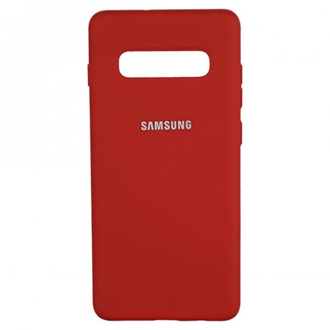 Чехол Soft Case для Samsung G973 Galaxy S10 Красный FULL-1