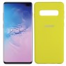 Чехол Soft Case для Samsung G973 Galaxy S10 Ярко жёлтый FULL