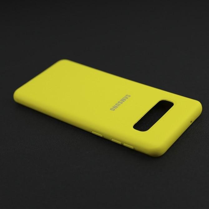Чохол Soft Case для Samsung G975 Galaxy S10 Plus Яскраво жовтий FULL-3