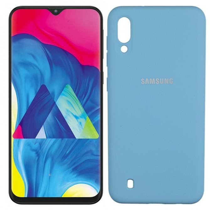 Чохол Soft Case для Samsung M105/A105 Galaxy M10/A10 Яскраво Синій FULL