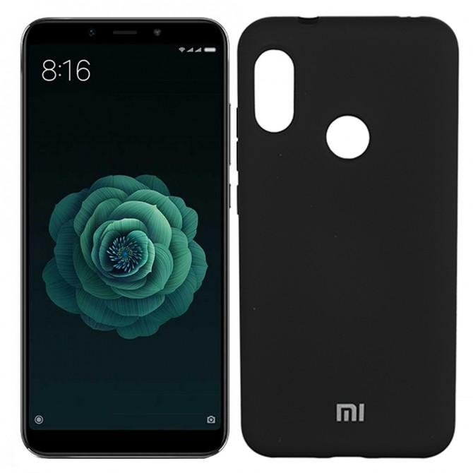 Чохол Soft Case для Xiaomi Mi6x/Mi A2 Чорний FULL