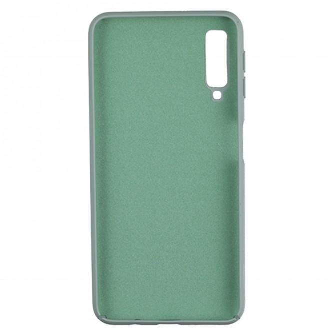 Чехол Soft Case для Samsung A750 Galaxy A7 2018 Светло Голубой FULL-2