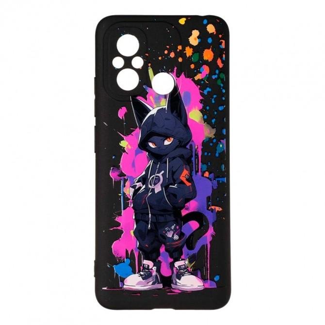 Чехол Gelius Print Case UV для Xiaomi Redmi 12C Gateway cat Pink