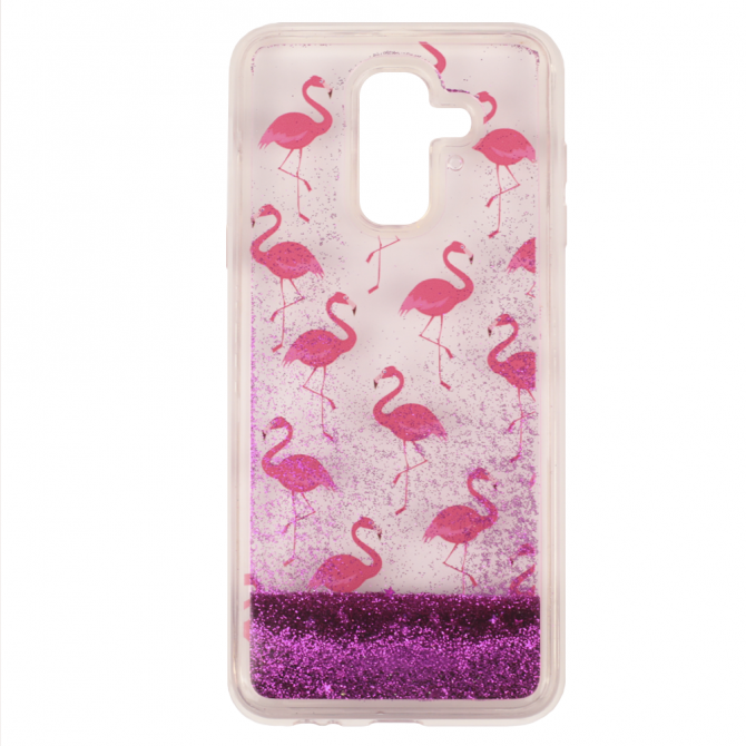Чохол U-Like Aqua Case для Samsung A605 Galaxy A6 Plus 2018 Фламінго-1