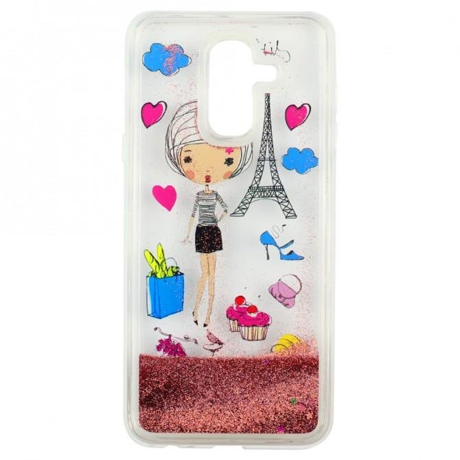 Чохол U-Like Aqua Case для Samsung A605 Galaxy A6 Plus 2018 Леді-1