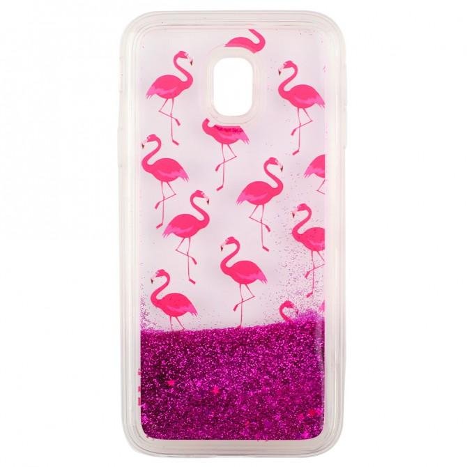 Чохол U-Like Aqua Case для Samsung J330 Фламінго-1