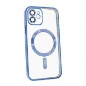 Силіконовий чохол SHINING with MagSafe для iPhone 12 Синій Силіконовий чохол SHINING with MagSafe для iPhone 12 Синій