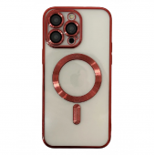 Силиконовый чехол SHINING with MagSafe для iPhone 15 Pro Max Красный Силиконовый чехол SHINING with MagSafe для iPhone 15 Pro Max Красный
