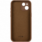 Силиконовый чехол для iPhone 13 Коричневый FULL (NO LOGO)