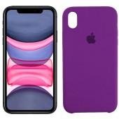 Оригинальний силиконовий чехол для iPhone Xr Фиолетовий