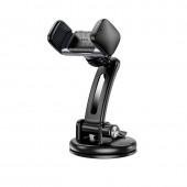 Холдер Hoco CA111 Pull clip suction cup Black/Metal Grey