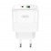 Мережевий зарядний пристрій XO L138 30W/1USB + 1USB-C White