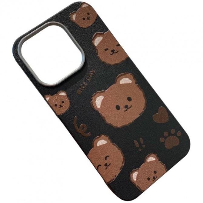 Накладка Happy Bear для iPhone 16 Pro Max Black-2