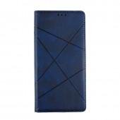 Чехол-книжка Lines Leather for Samsung A145 Galaxy A14 5G Blue