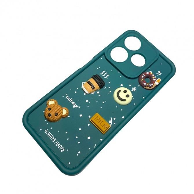 Чохол TPU Christmas Toys для Xiaomi Redmi 13 4G / Poco M6 4G (Green)-2