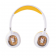 Наушники Bluetooth Headset Gelius MIAOSpace GP HP-009 White/Yellow