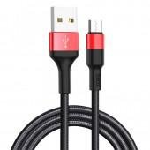 Кабель Hoco X26 Xpress MicroUSB Black/Red 1m