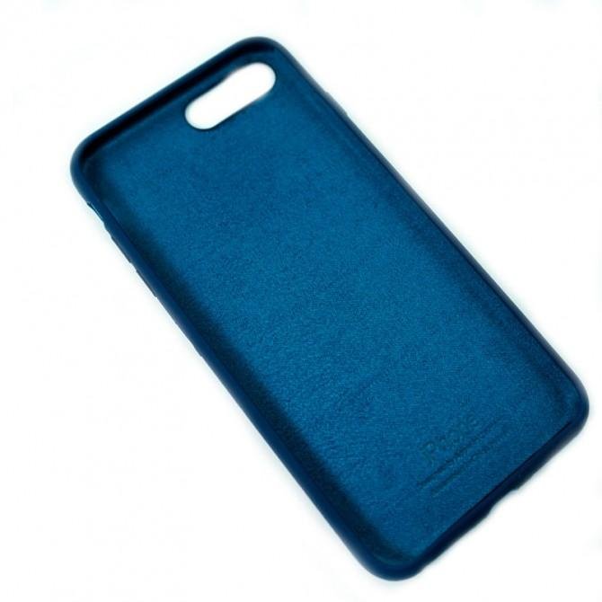 Оригинальный силиконовый чехол для iPhone 7/8 Plus Сапфировый FULL-1
