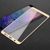 Захисне скло для SAMSUNG A605 Galaxy A6 Plus (2018) (0.3 мм, 2.5D, із золотистим Silk Screen покритт Захисне скло для SAMSUNG A605 Galaxy A6 Plus (2018) (0.3 мм, 2.5D, із золотистим Silk Screen покритт