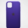 Оригінальний силіконовий чохол для iPhone 11 Темно Фіолетовий FULL