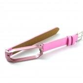 Ремінець для Xiaomi Band 5/6 Leather Hot Pink