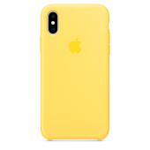 Оригинальный силеконовый чехол для iPhone X/Xs Ярко Желтый Оригинальный силеконовый чехол для iPhone X/Xs Ярко Желтый