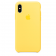 Оригінальний силіконовий чохол для iPhone X/Xs Яскраво Жовтий