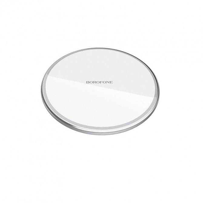 Бездротовий зарядний пристрій Borofone BQ3 Pro 15W Silver