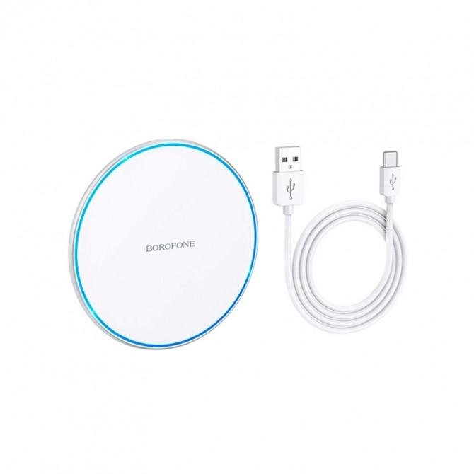 Бездротовий зарядний пристрій Borofone BQ3 Pro 15W Silver-1