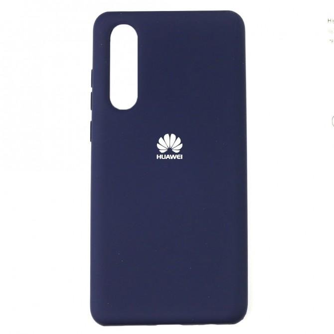 Чехол Soft Case для Huawei P30 Синий FULL-1