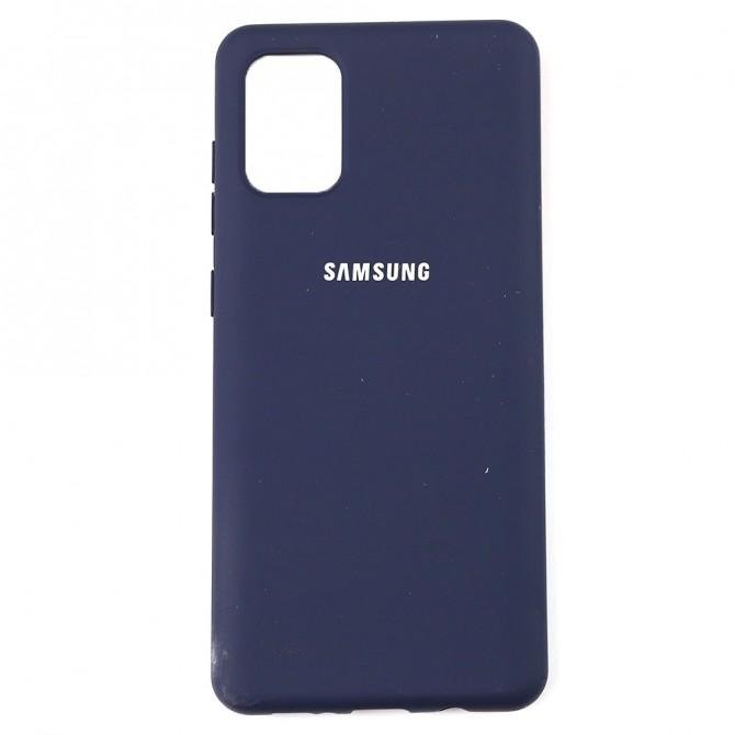 Чохол Soft Case для Samsung A515 Galaxy A51 Синiй FULL-1