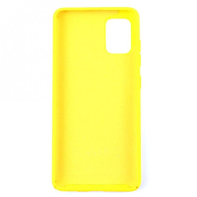 Чехол Soft Case для Samsung A515 Galaxy A51 Ярко желтый FULL-2