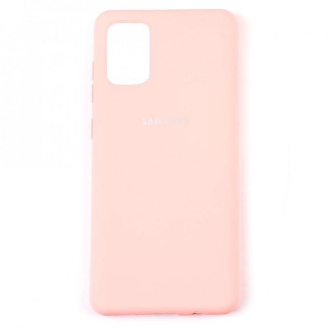 Чехол Soft Case для Samsung A715 Galaxy A71 Розовый FULL-1