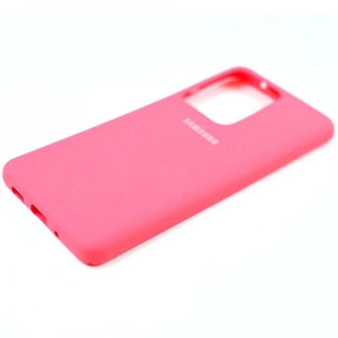 Чохол Soft Case для Samsung G988 Galaxy S20 Ultra Яскраво Рожевий FULL-3