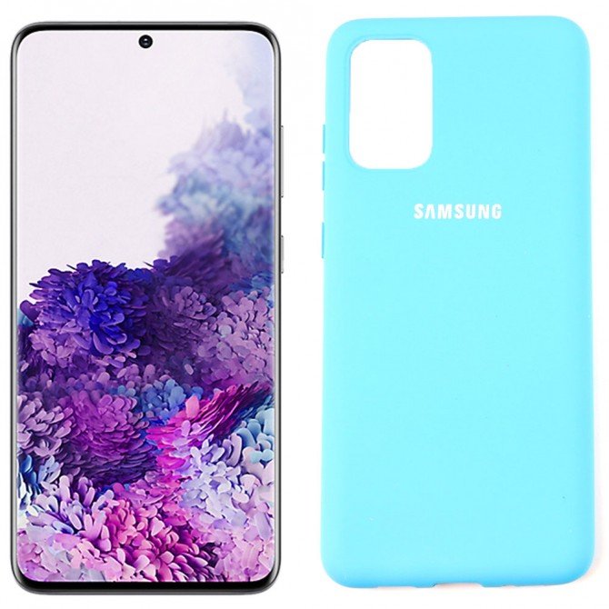 Чехол Soft Case для Samsung G980 Galaxy S20 Ярко Синий FULL