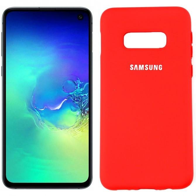 Чехол Soft Case для Samsung G970 Galaxy S10e Красный FULL