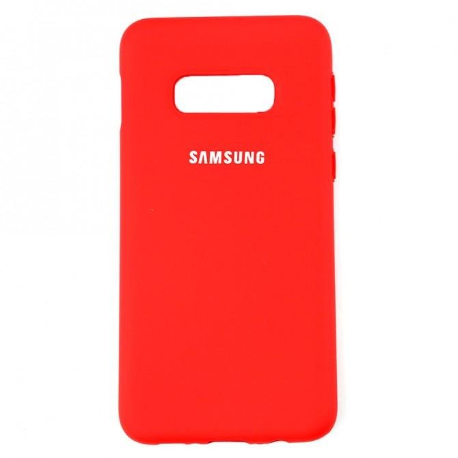 Чехол Soft Case для Samsung G970 Galaxy S10e Красный FULL-1