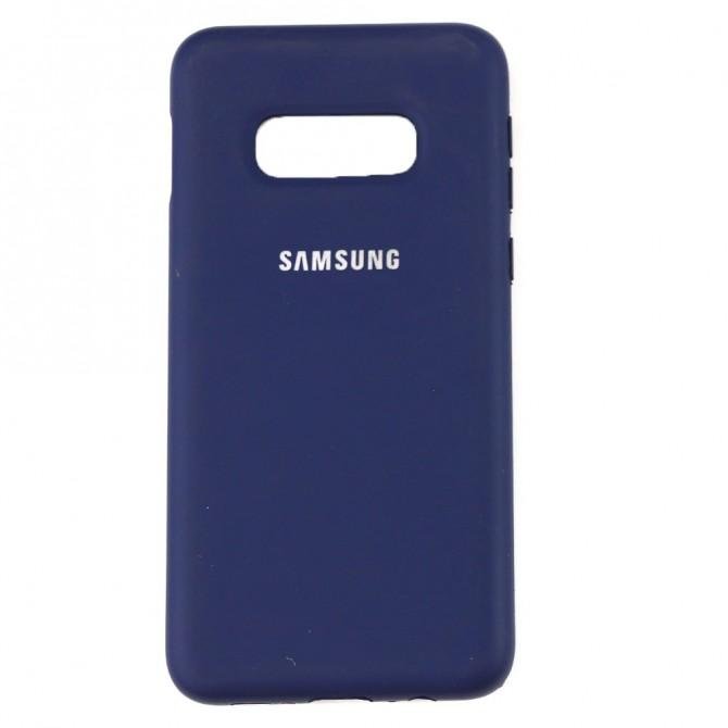 Чехол Soft Case для Samsung G970 Galaxy S10e Синий FULL-1