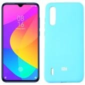 Силіконовий чохол для Xiaomi Mi9 Lite Яскраво Синий FULL