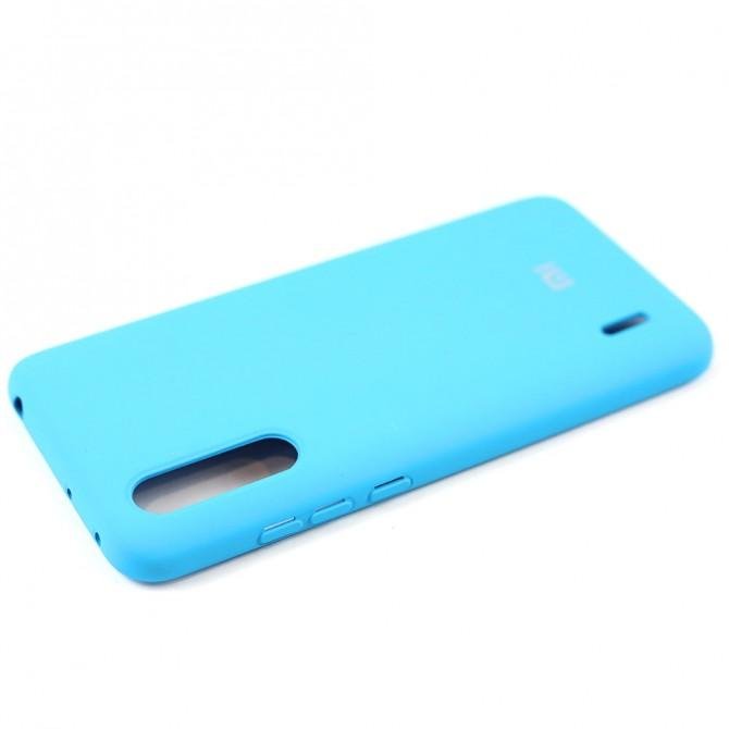 Силіконовий чохол для Xiaomi Mi9 Lite Яскраво Синий FULL-4