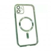 Чехол Cosmic Galaxy Sparkle with MagSafe для iPhone 11 Зеленый