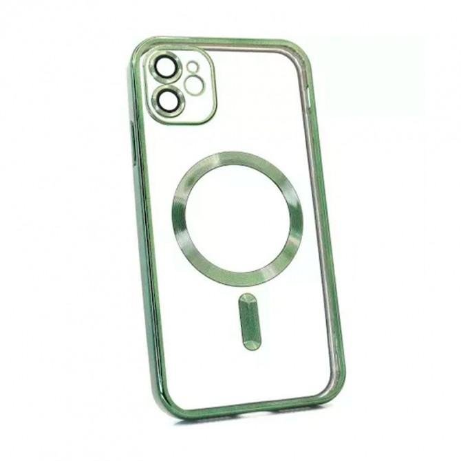 Чохол Cosmic Galaxy Sparkle with MagSafe для iPhone 11 Зелений