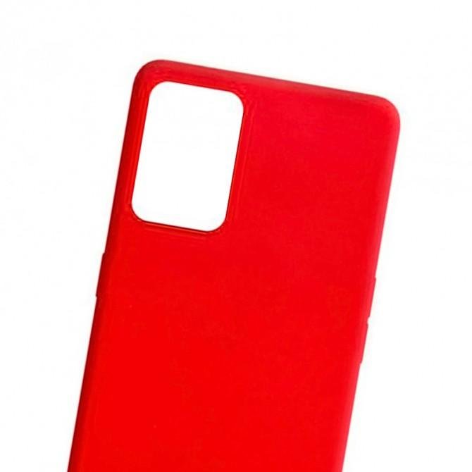 Силиконовый чехол Candy для Oppo A74 Красный-2