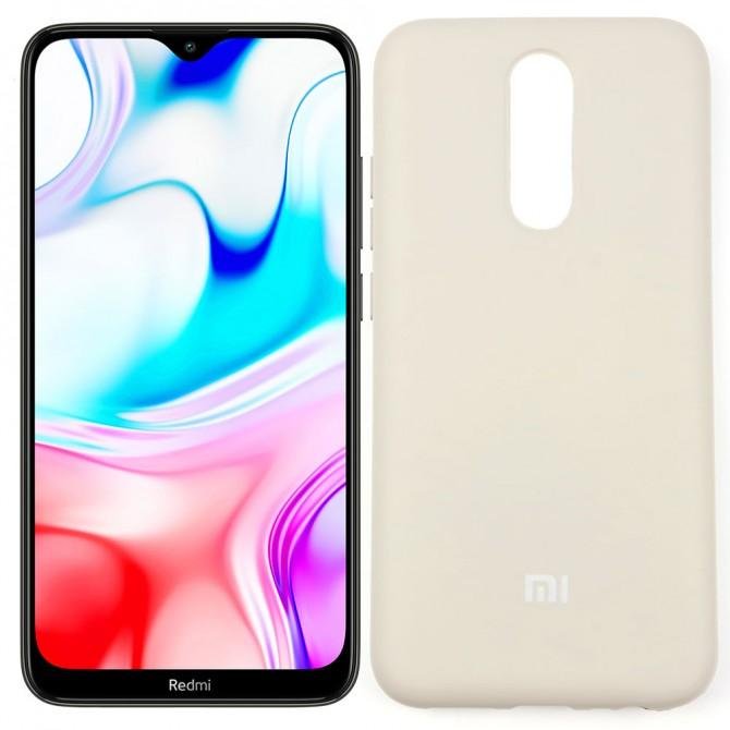 Чехол Soft Case для Xiaomi Redmi 8 Серый FULL