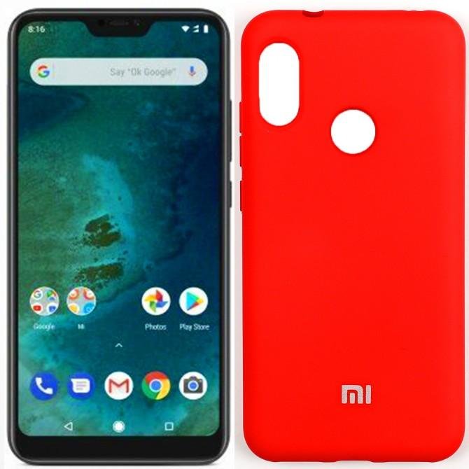 Чехол Soft Case для Xiaomi Redmi 6 Pro/Mi A2 Lite Красный FULL