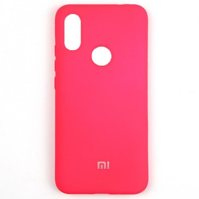 Чохол Soft Case для Xiaomi Redmi 7 Яскраво рожевий FULL-1