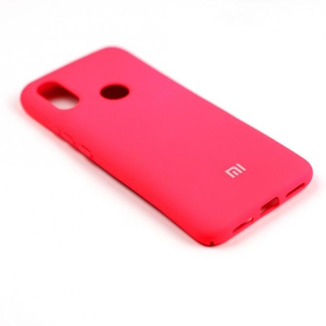 Чохол Soft Case для Xiaomi Redmi 7 Яскраво рожевий FULL-3