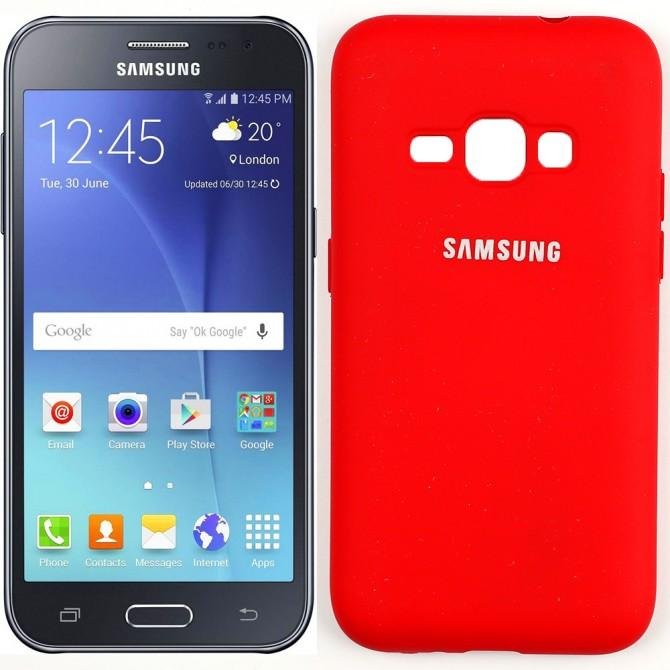 Чохол Soft Case для Samsung J120 Червоний FULL