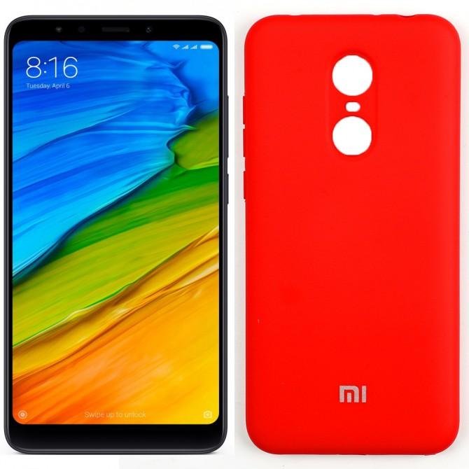Чехол Soft Case для Xiaomi Redmi 5 Plus Красный FULL