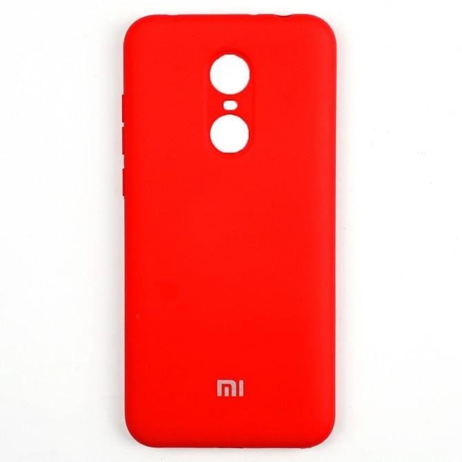 Чехол Soft Case для Xiaomi Redmi 5 Plus Красный FULL-1